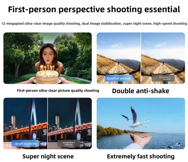 Quark Al Glasses S1 Super night scene