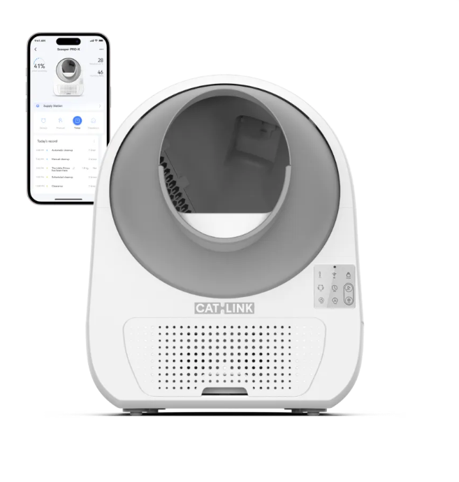CATLINK Big White Automatic Cat Litter Box