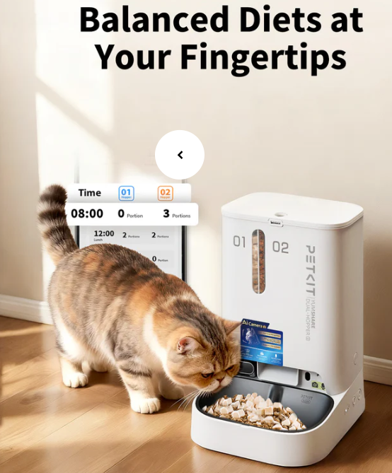 Petkit New Generation AI Visual Dual-Compartment Smart Feeder