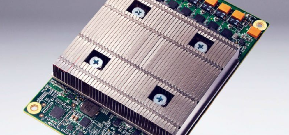 TPU chip features advanced thermal design ensuring stability under high workloads