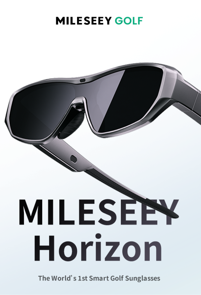 MILESEEY Horizon smart golf sunglasses front view