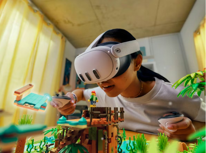 Quest 3S mixed reality gameplay demo