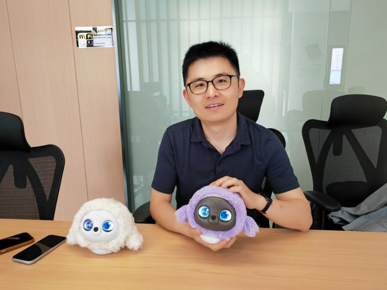 AI companion pet toy physical product display