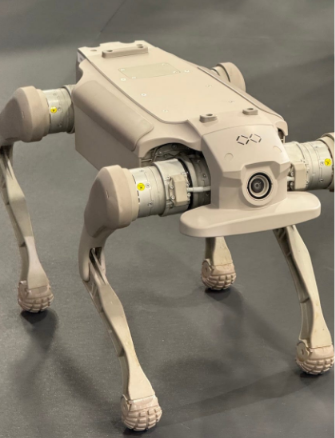FX Navi robot dog joint motors close-up