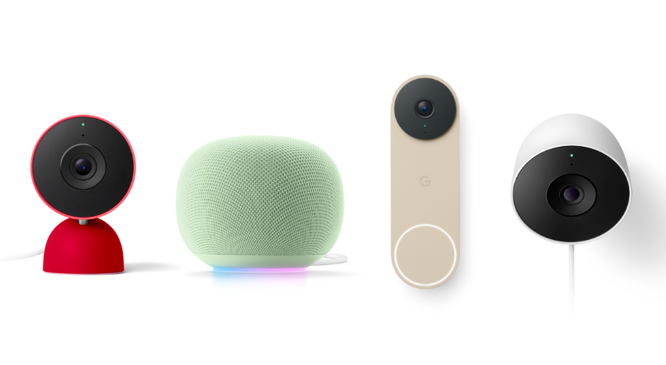 Google Nest ecosystem product lineup collection
