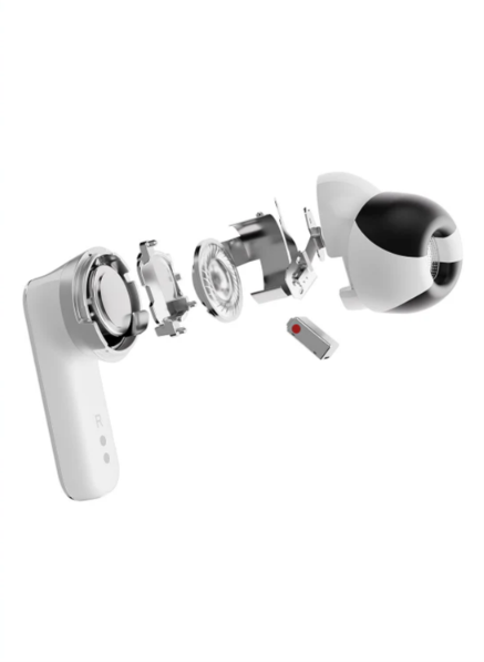 NAOYUN Veetra Alpha earbud disassembled components and sensors