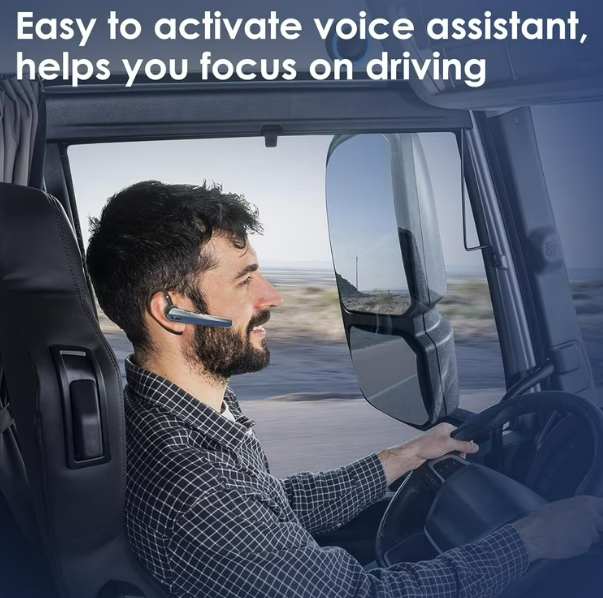 Truck driver Bluetooth headset voice assistant driving