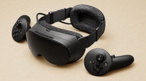 Valve Steam Frame VR headset front view