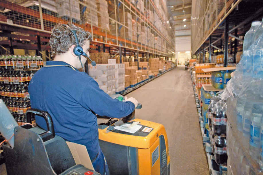 Warehouse voice picking system logistics operation