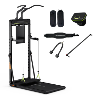 INNODIGYM OMNI X1 complete accessory bundle with pull-up bar and bench