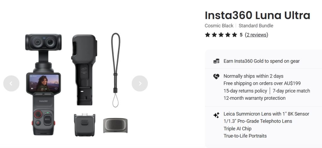 Insta360 Luna Ultra