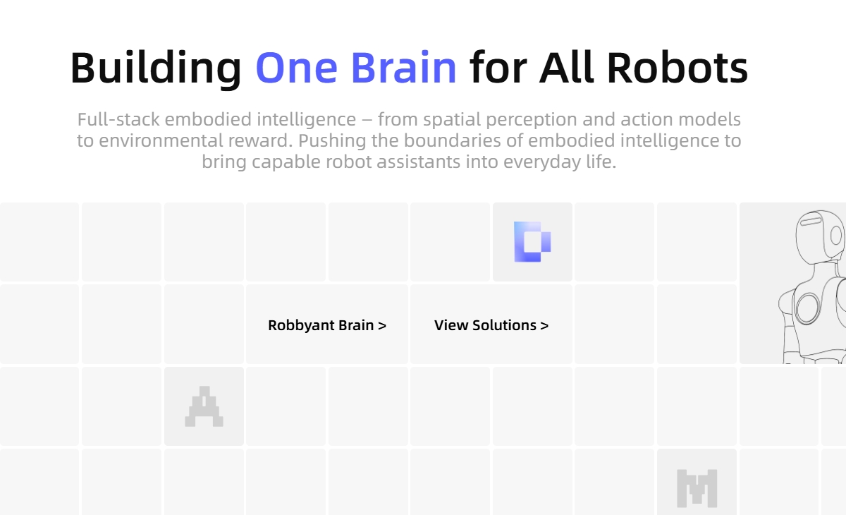 Ant Robbyant focuses solely on the “brain,” not the hardware.